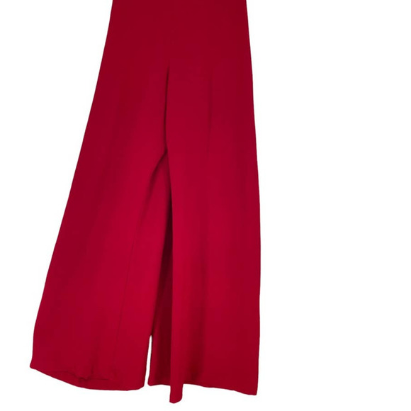 Stylestalker Womens Spaghetti Strap Halter Jumpsuit Crossback Sleeveless Size 2 - Picture 9 of 14